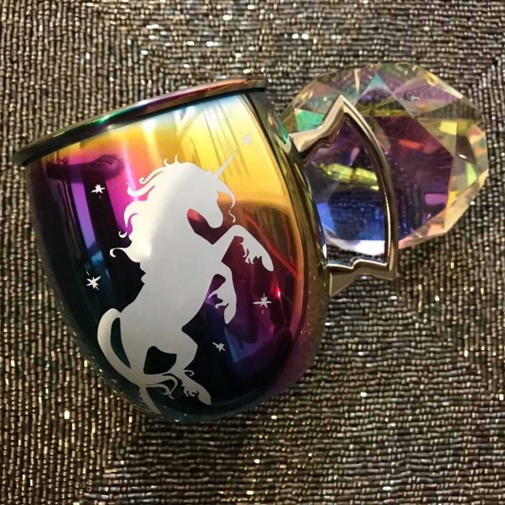 Rainbow Unicorn Moscow Mug Holographic Iridescent